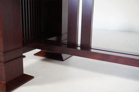 Image 1 of Monumentaler 605 Allen Tisch von Frank Lloyd Wright für Cassina, Italien 1980