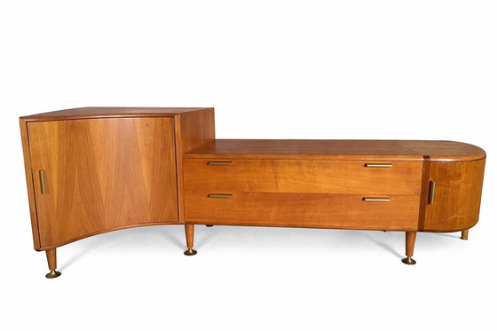 Image 1 of Beautiful Modular Wall Unit Poly-Z | A.A. Patijn for Zijlstra Joure | 1950s