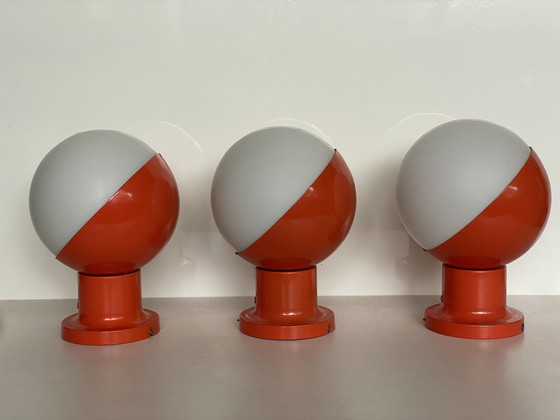 Image 1 of Set (3x) Lampada da parete vintage Space Kaiser Leuchten