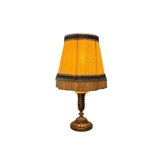 Image 1 of French classic bronze table lamp, circa 1970