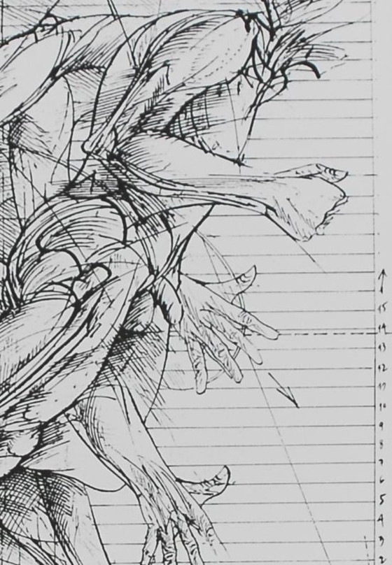 Image 1 of Vladimir Veličković – Esquisse animée (1980) | Impression sérigraphique figurative