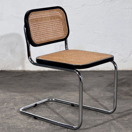 Set di 4 sedie da pranzo stile Cesca, ispirate a Marcel Breuer, anni '90 – Plastica (photo 2 of 16)