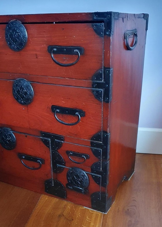 Image 1 of Antico mobiletto giapponese Ko Tansu