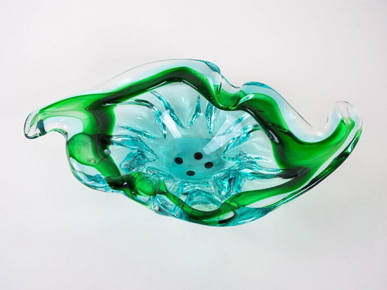 Image 1 of Plat en verre de Murano, design italien, années 1960, fabriqué en Italie