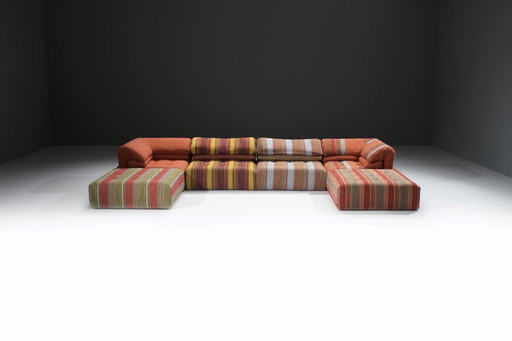 Rare modular Voyage Immobile ‘Carpe Diem’ sofa by Studio Roche Bobois France