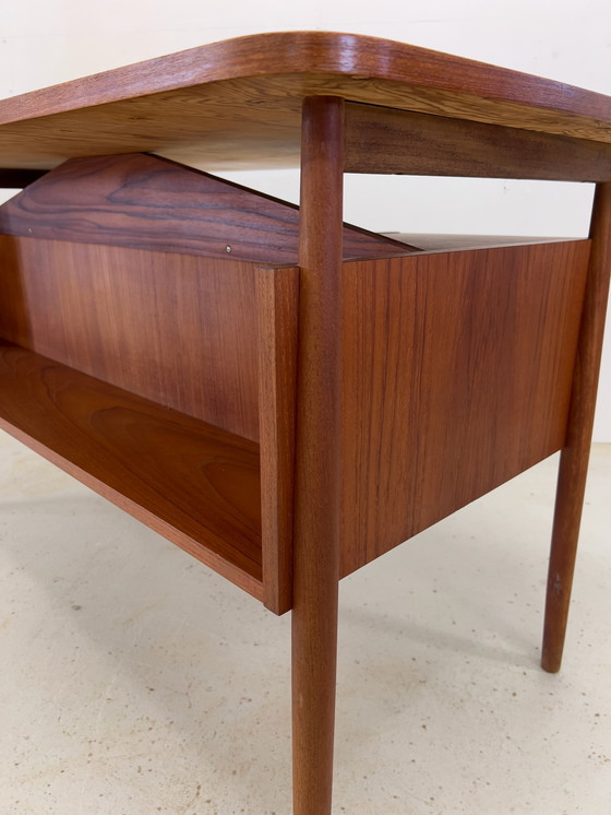 Image 1 of Teak Desk By Gunner Nielsen For Tibergaard