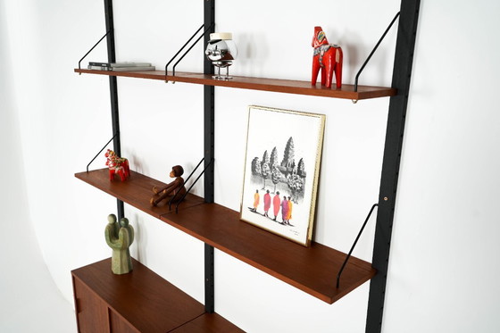 Image 1 of Teak shelving unit, Danish design, 1960s, production: Denmark