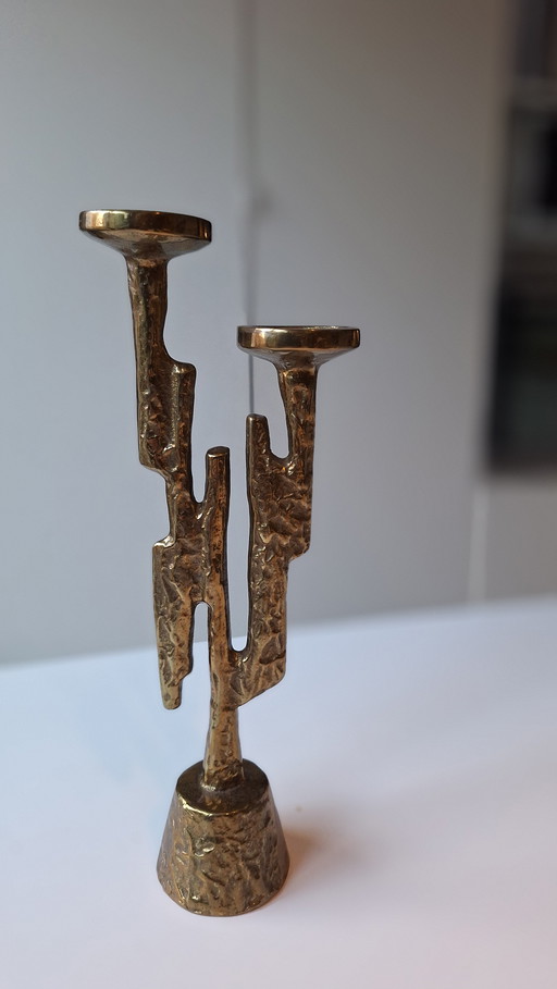 Portacandele brutalista di Horst Dalbeck