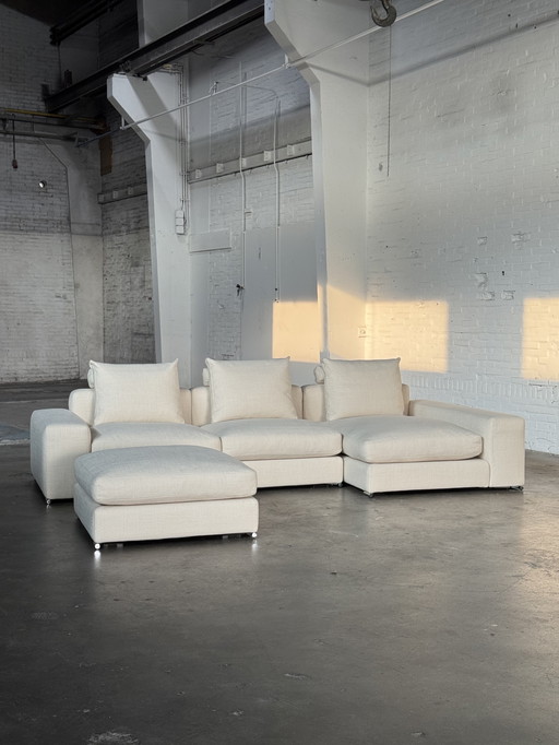 Minotti Jagger Design Sofa | Ecru