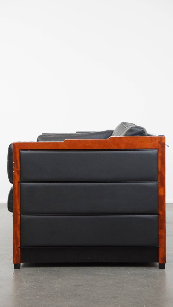 Image 1 of Art Deco Schuitema 2.5 seater design sofa model Baldwin from the Decoforma series with folding tops