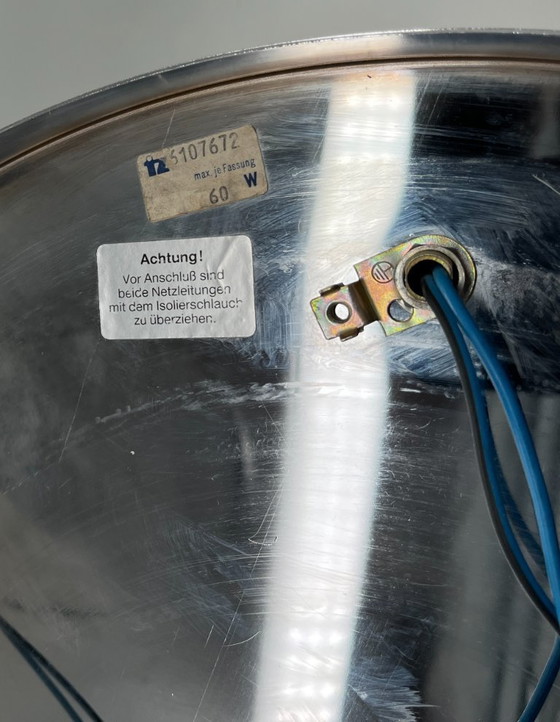 Image 1 of Lampada a cascata Space Age cromata (7 luci) – TZ Leuchten, anni '70