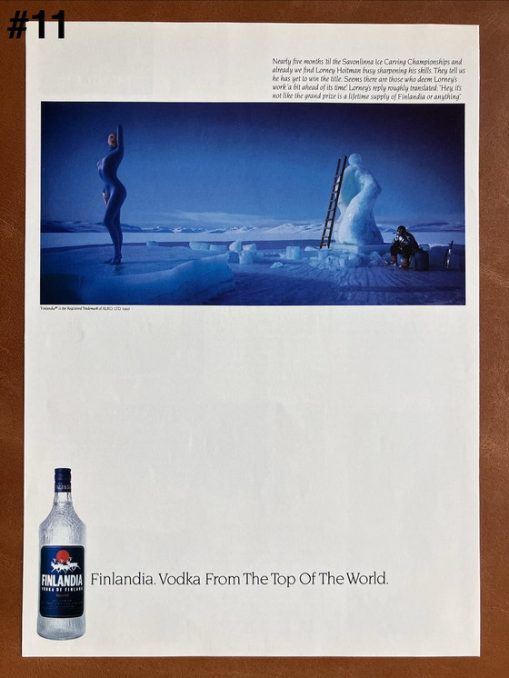 Image 1 of Materiale pubblicitario dal design vintage anni '80 e '90