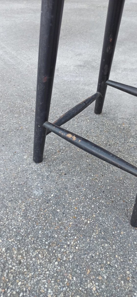 Image 1 of 2 x Vintage Wooden Stools