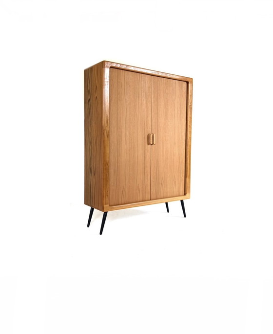 Image 1 of Vintage teakhouten highboard, Silkeborg Møbelfabrik ‘70