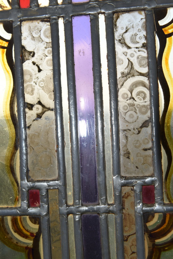 Image 1 of 2 portes anciennes en vitrail Amsterdam