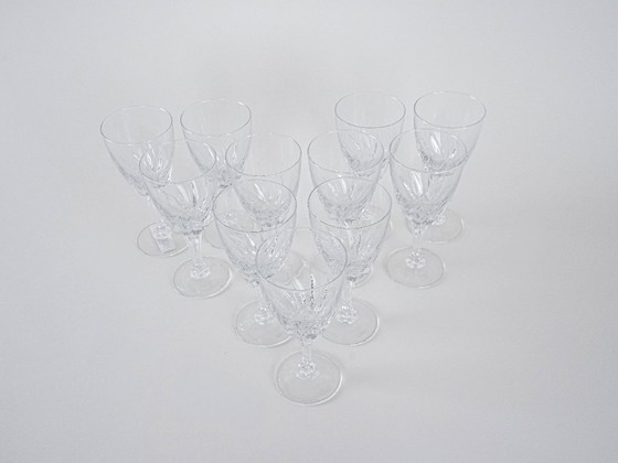 Image 1 of Set of crystal glasses, Danish design, 1970s, manufactured in Denmark