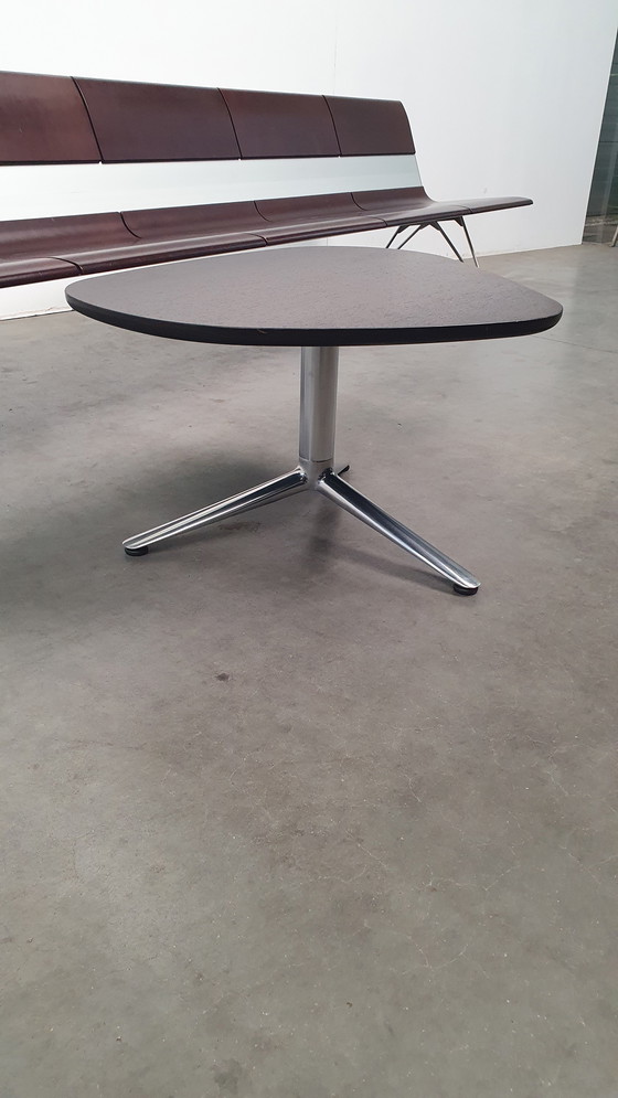 Image 1 of Kei BULO design coffee table organic, dark brown oak veneered