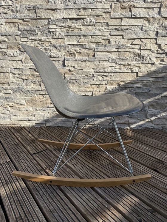 Eames Herman Miller Rocking Chair US 60s No Vitra – Swivel chairs, Fiberglass (photo 5 of 13)