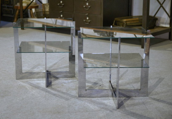 Image 1 of Pair of 1950s design coffee tables