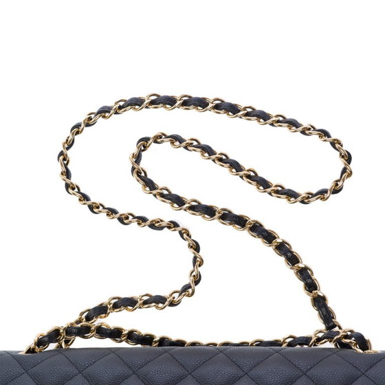 Image 1 of CHANEL Timeless/Classique Tasche aus schwarzem Leder - 103508