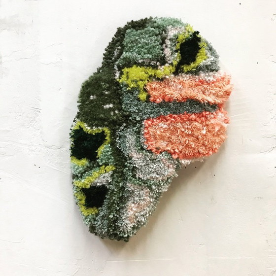 Image 1 of Tufted wall object by visual artist Marjo Postma