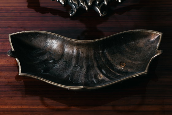 Image 1 of Art Nouveau Brass Umbrella Stand, France, 1960s, Vintage Design