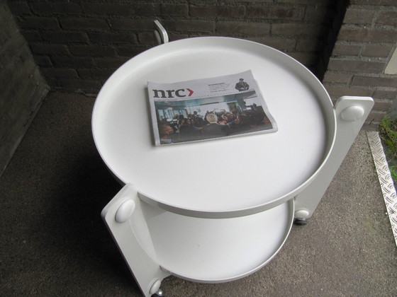 Image 1 of Carrello di design in plastica, Luigi Massoni per Guzzini, anni '70