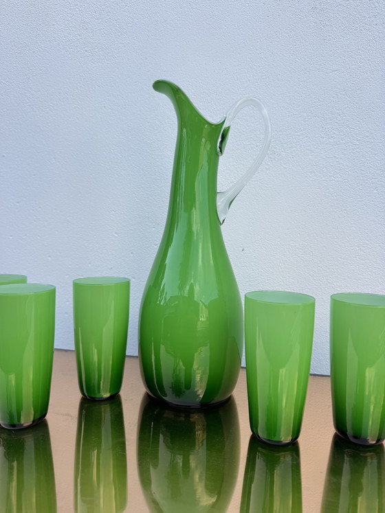 Murano glazen sinaasappelsapset, jaren 60 – Glazen & Karaffen, Murano Glass (photo 7 of 14)