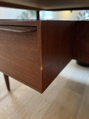 Mid Century Teak Cowhorn Bureau Tijsseling