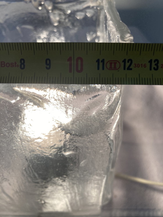 Image 1 of 2 vintage design tafellampen uit de jaren 80 van Murano-glas