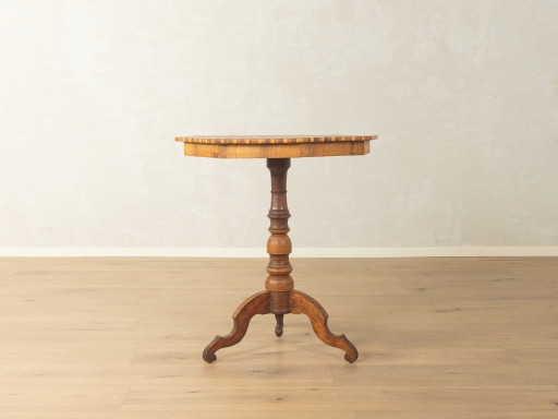 Antieke bijzettafel met inlegwerk, rond 1850