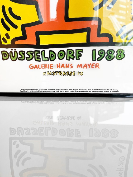 Image 1 of Keith Haring Framed Düsseldorf Print published under license