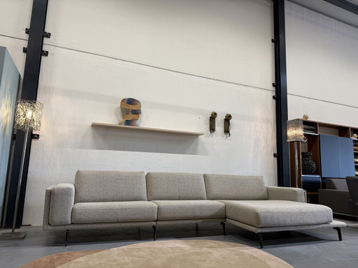 Canapé d'angle Leolux Bellice Mondo Strata tissu 380x160