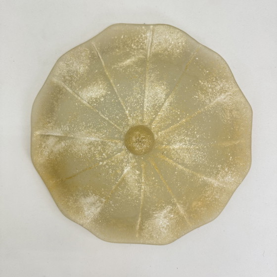 Image 1 of Lámpara de techo italiana de cristal de Murano de mediados de siglo, década de 1970