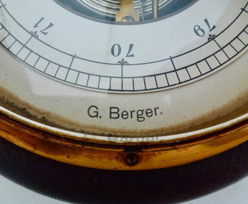 Barometro vintage della marca G. Berger.