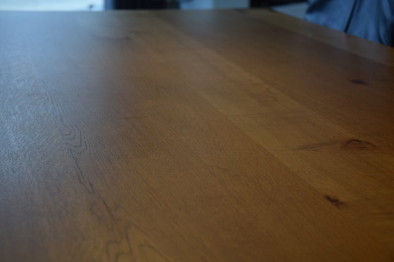 Image 1 of Tavolo da pranzo in legno di quercia