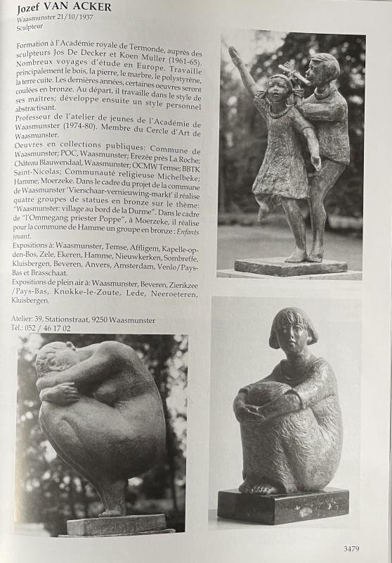 Jozef (Jos) Van Acker, Ode à la Femme, Sculptures Murales en Résine, 1960 – Design (photo 18 of 20)
