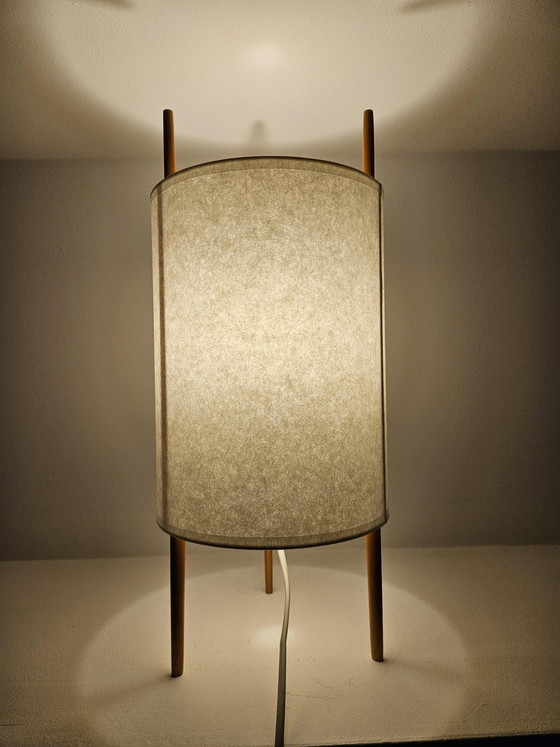 Lampe de bureau cylindrique No. 9 par Isamu Noguchi pour Knoll Inc. / Knoll International, années 1940 (photo 7 of 8)