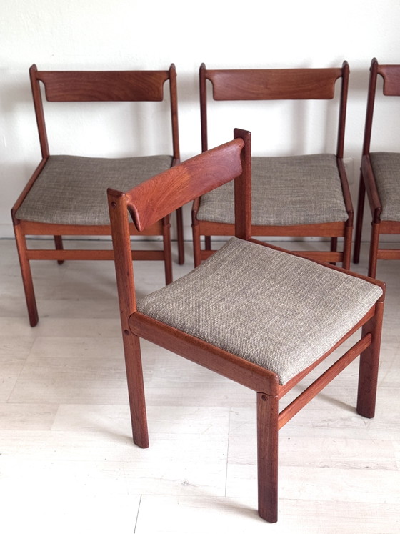 Image 1 of 4 dining chairs H.W. Klein for Bramin – teak – 1960s