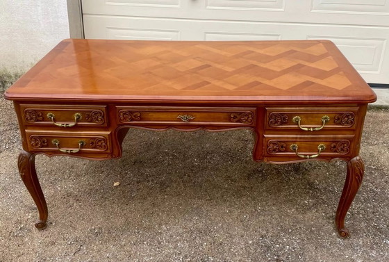 Image 1 of Großer Schreibtisch im Stil Ludwigs XV.