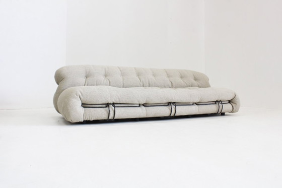 Image 1 of Soriana 3-seater sofa by Afra & Tobia Scarpa for Cassina Italy