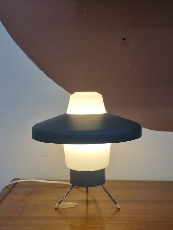Lampada da tavolo Vintage Philips NX35 – Louis Kalff – Anni '50 – Lampade da tavolo, Glass, Metal (photo 3 of 14)