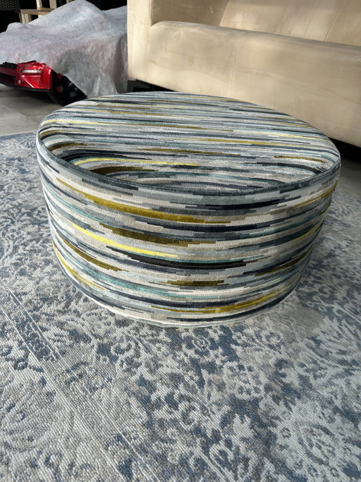 Handmade Poef Kleurrijk Design