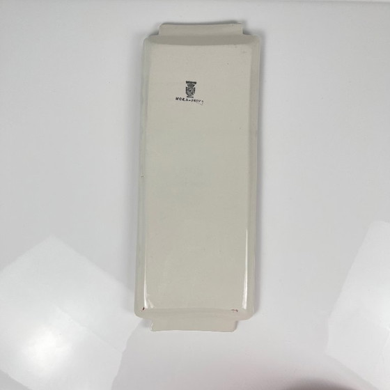 Image 1 of Piatto per torta Sarreguemines e Digoin, "Moka-Prima", 1920/1950