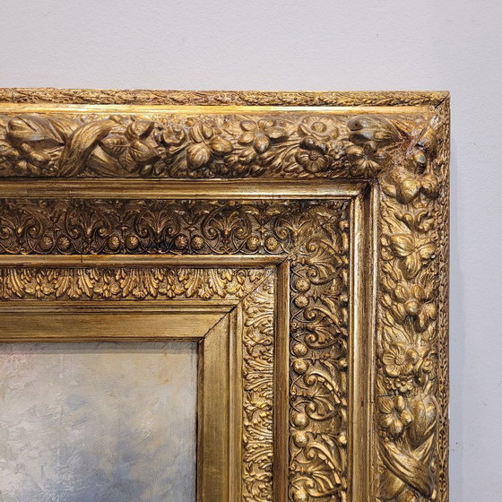 Image 1 of “Paesaggio fluviale” di Antonio Cánovas del Castillo y Vallejo, firmato Vascano, inizi del XX secolo – Spagna