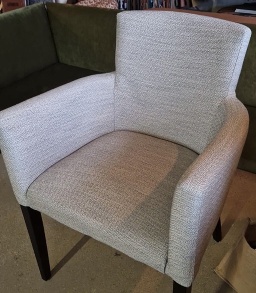 Black solid oak dining table with 10 chairs