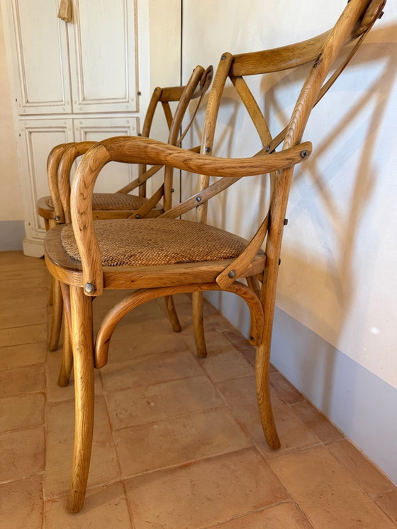 Pair of Dialma Brown DB000076 Armchairs in natural oak, Wood, Beige (photo 3 of 7)