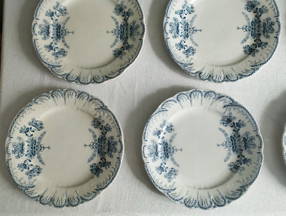 Image 1 of "Regencia": 6 platos de cena de piedra de hierro de St-Amand & Hamage