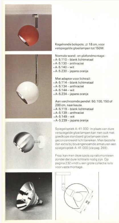 Image 1 of Raak Vintage Spot Bulb Alu A-5.114