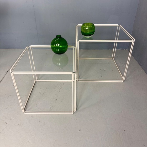 Image 1 of Tables d'appoint vintage Isocele de Max Sauze pour Atrow